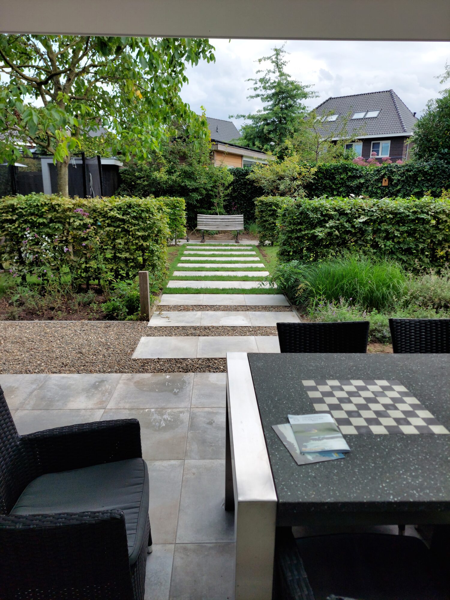 Sfeerfoto van een tuinproject